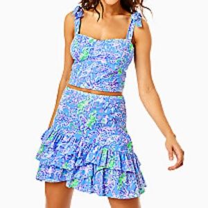 NWT Lilly Pulitzer Rosalie Skirt Set